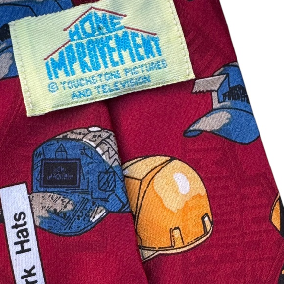 Vintage Home Improvement Tool Time Mens Tie Necktie Tim Allen show - Picture 5 of 8
